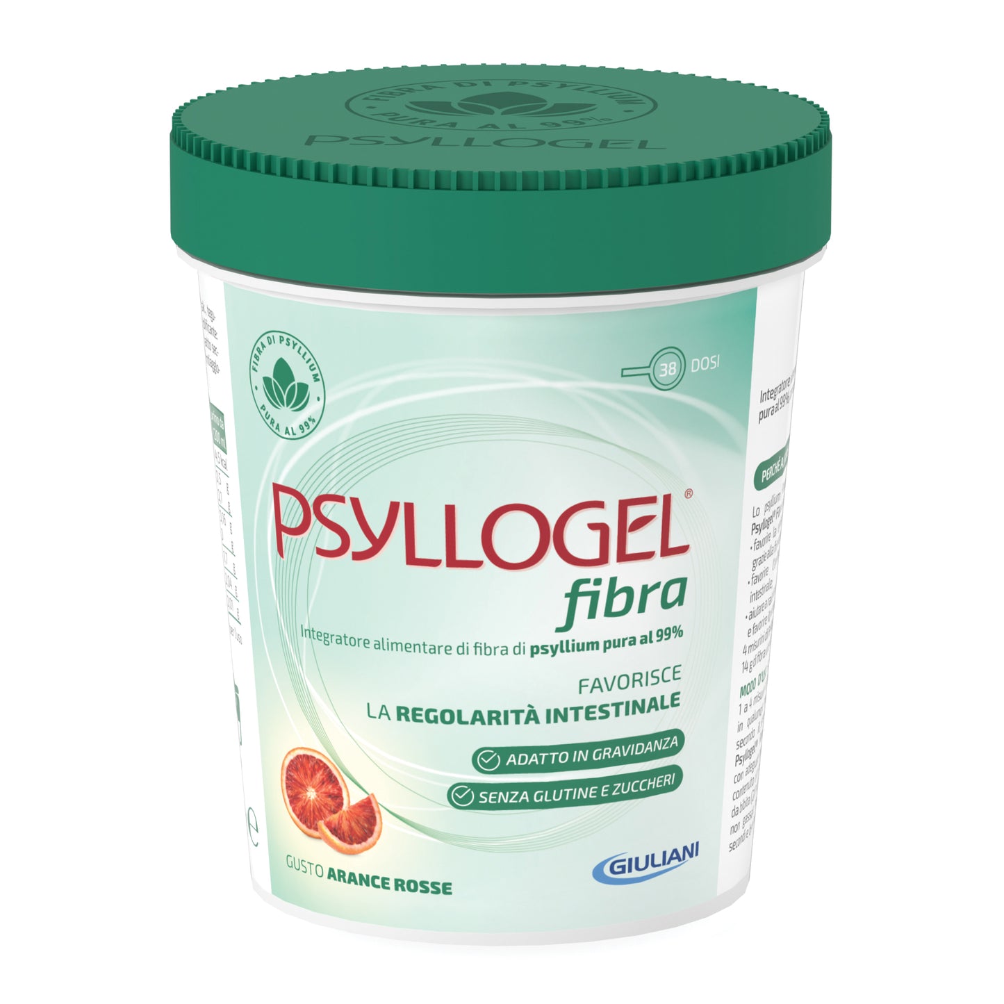 PSYLLOGEL FIBRA ARANCE ROSSE VASO 170 G