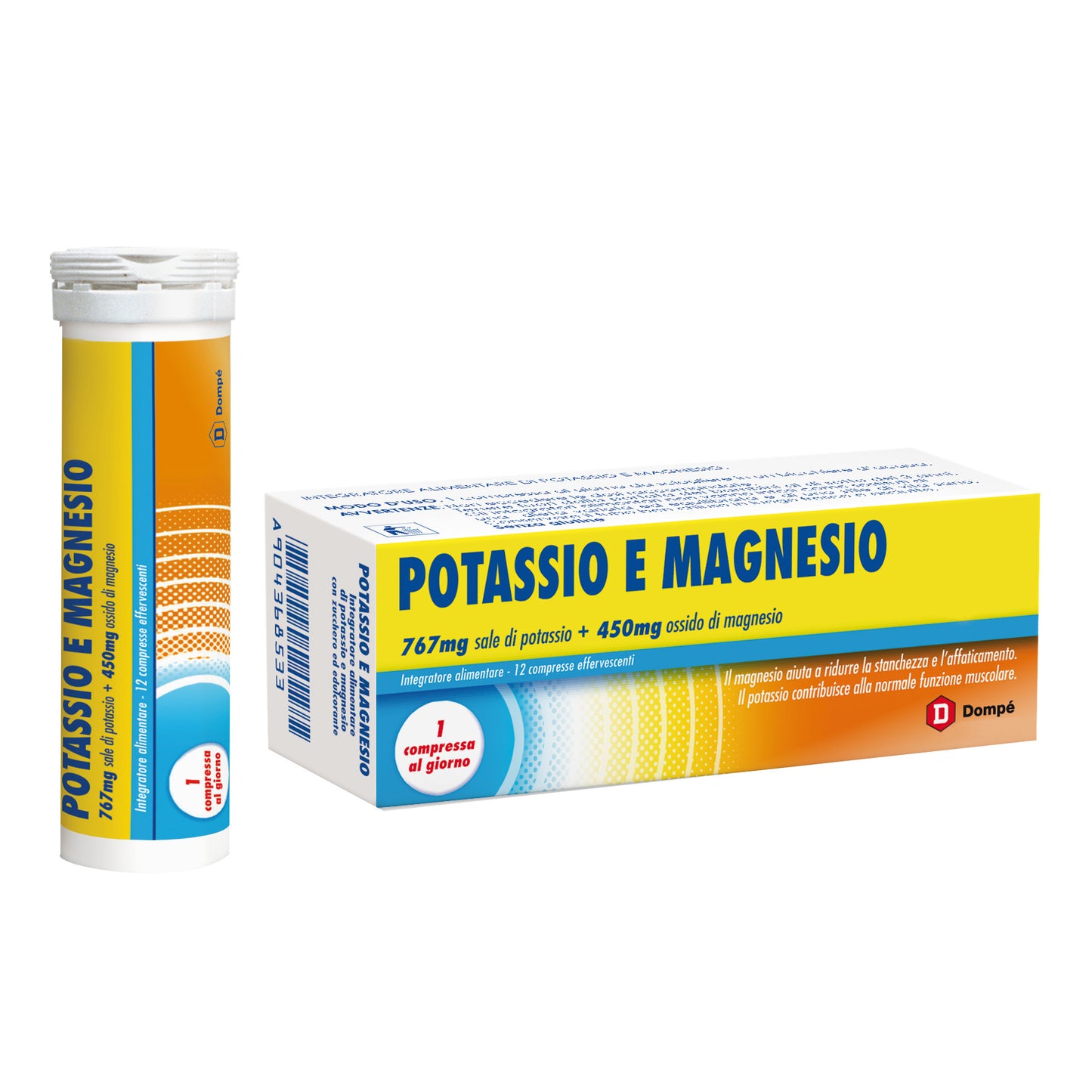 DOMPE' POTASSIO+MAGNESIO 12 COMPRESSE
