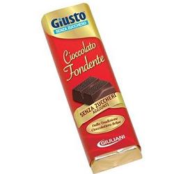 GIUSTO SENZA ZUCCHERO CIOCCOLATO FONDENTE 42 G