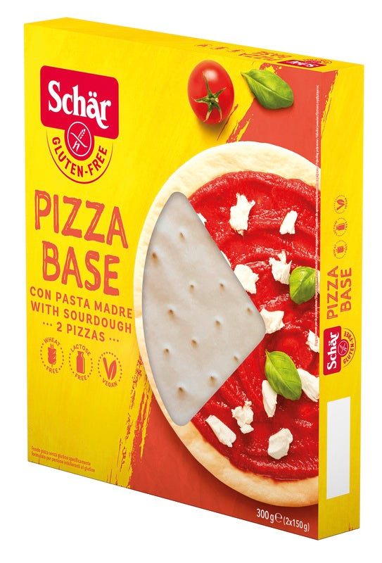 SCHAR PIZZA BASE SENZA LATTOSIO 2 PEZZI DA 150 G