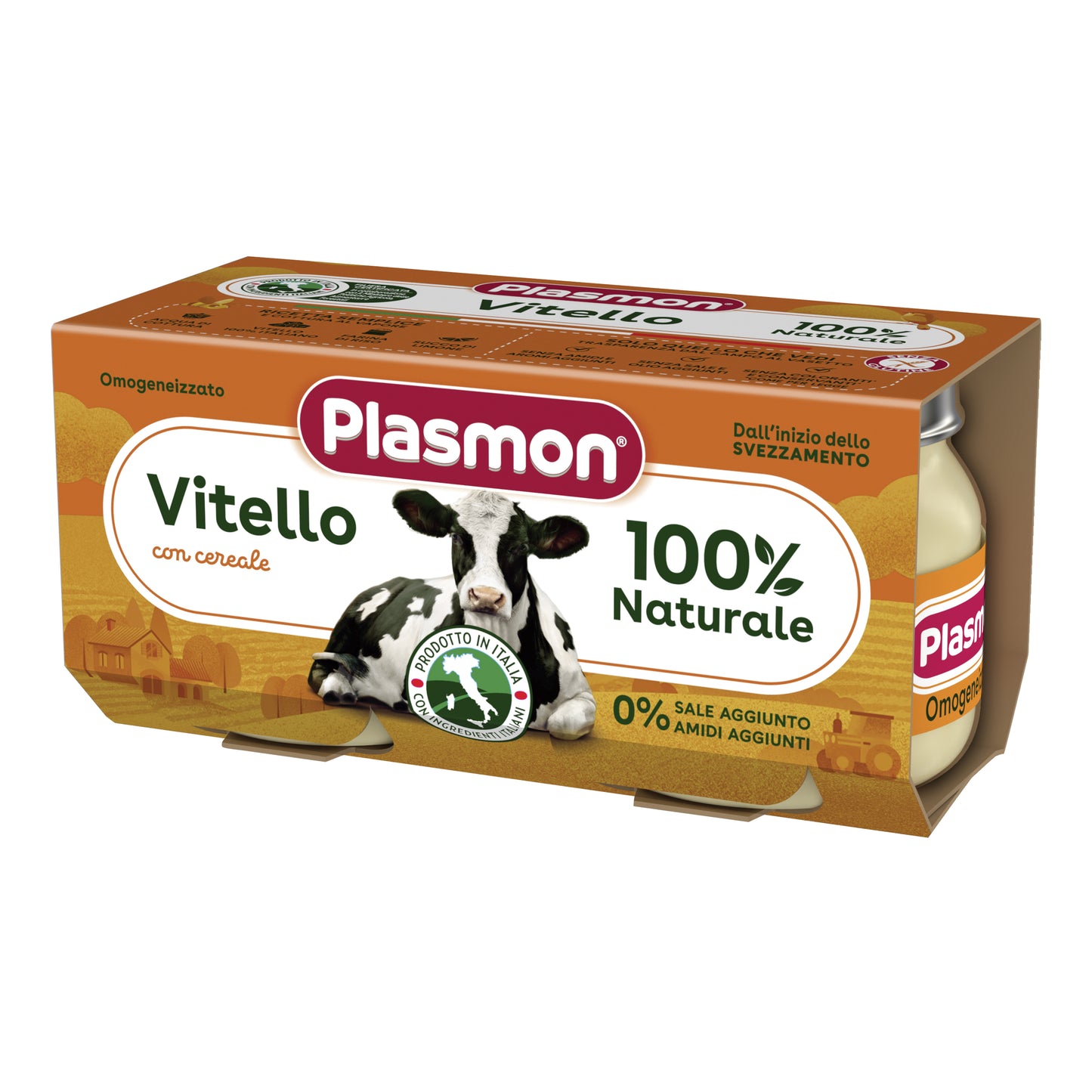 PLASMON OMOGENEIZZATO VITELLO 80 G X 2 PEZZI