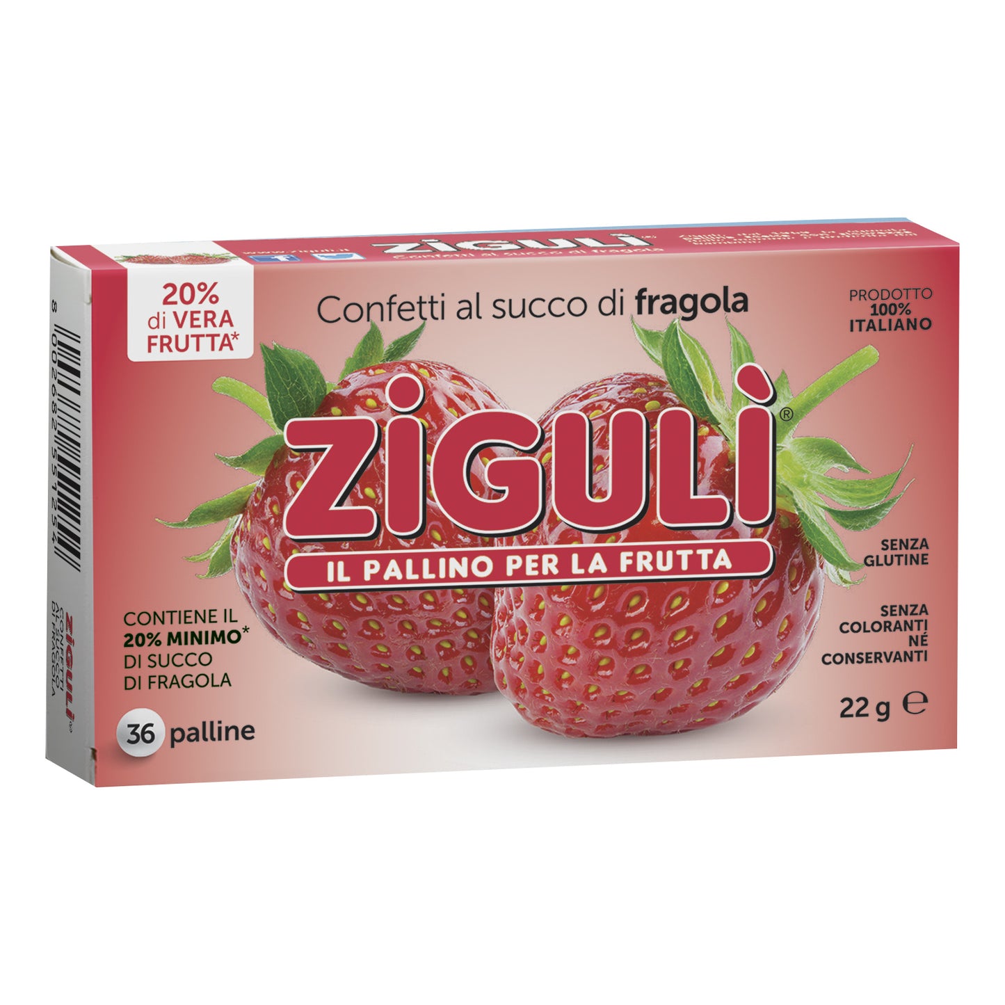 ZIGULI FRAGOLA 36 PALLINE 22 G