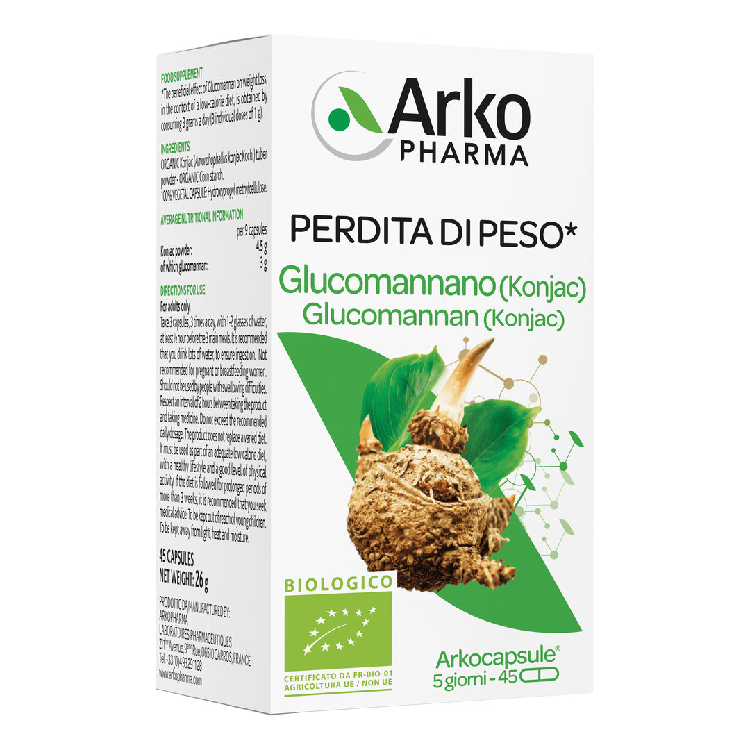 ARKO CAPSULE GLUCOMANNANO BIO 45 CAPSULE