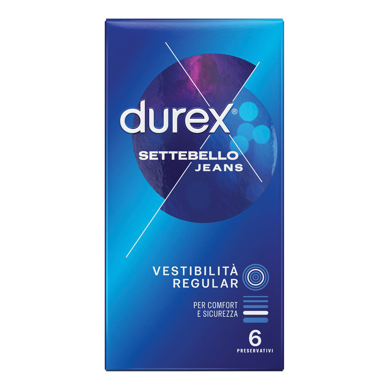PROFILATTICO DUREX SETTEBELLO JEANS 6 PEZZI