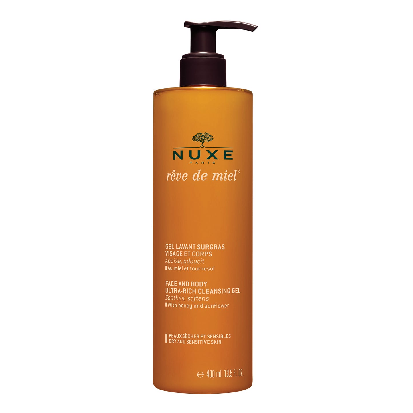 NUXE REVE DE MIEL GEL DETERGENTE VISO E CORPO 400 ML