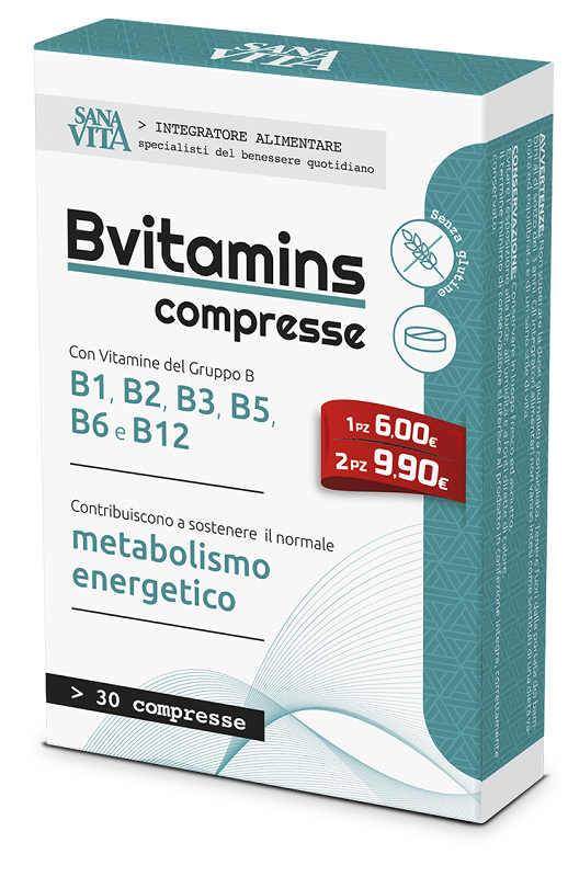 SANAVITA BVITAMINS 30 COMPRESSE