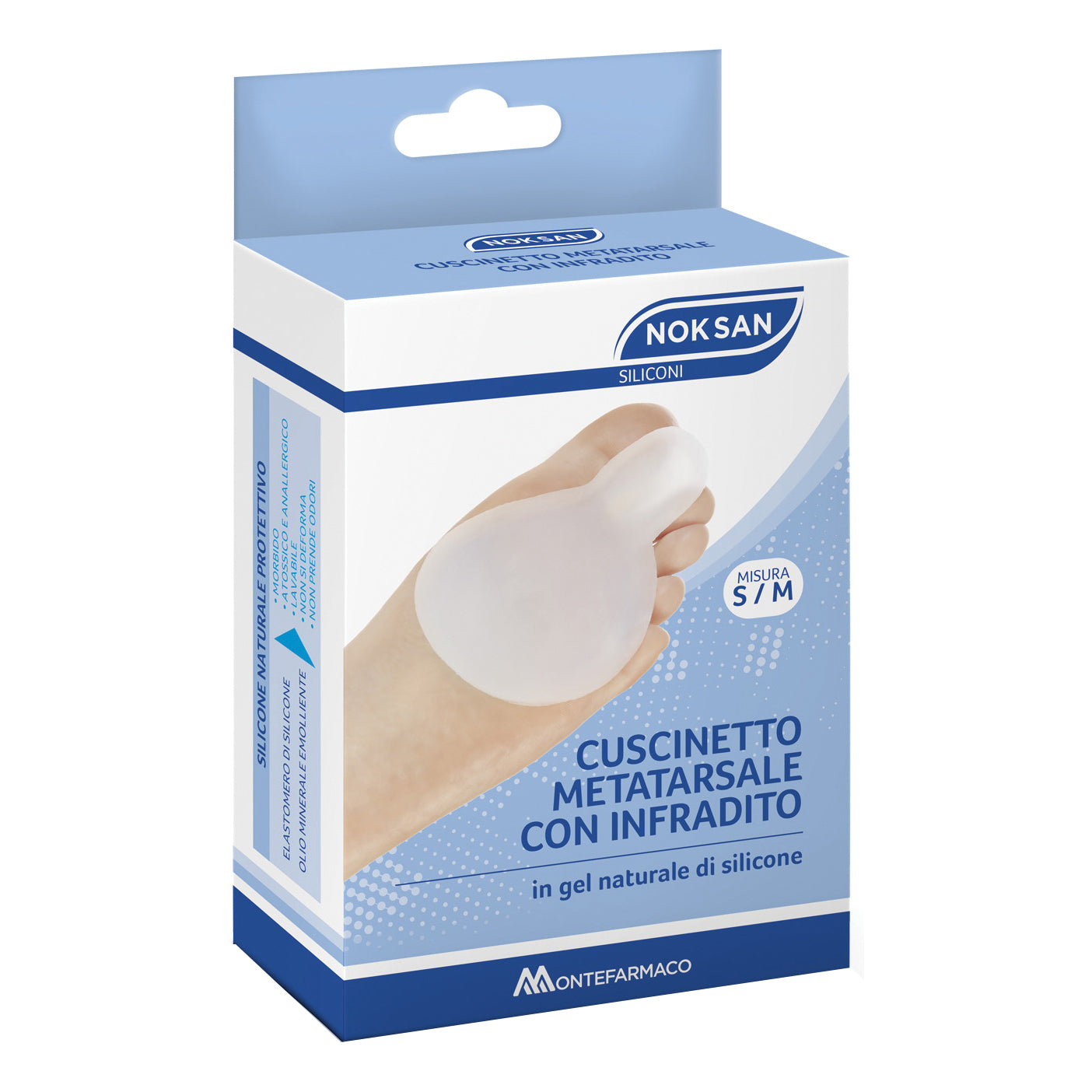 NOK SAN GEL CUSCINETTO METATARSALE CON INFRADITO S/M