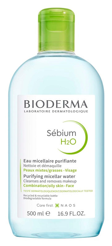 Bioderma Sebium H2o Acqua micellare detergente purificante 500ml