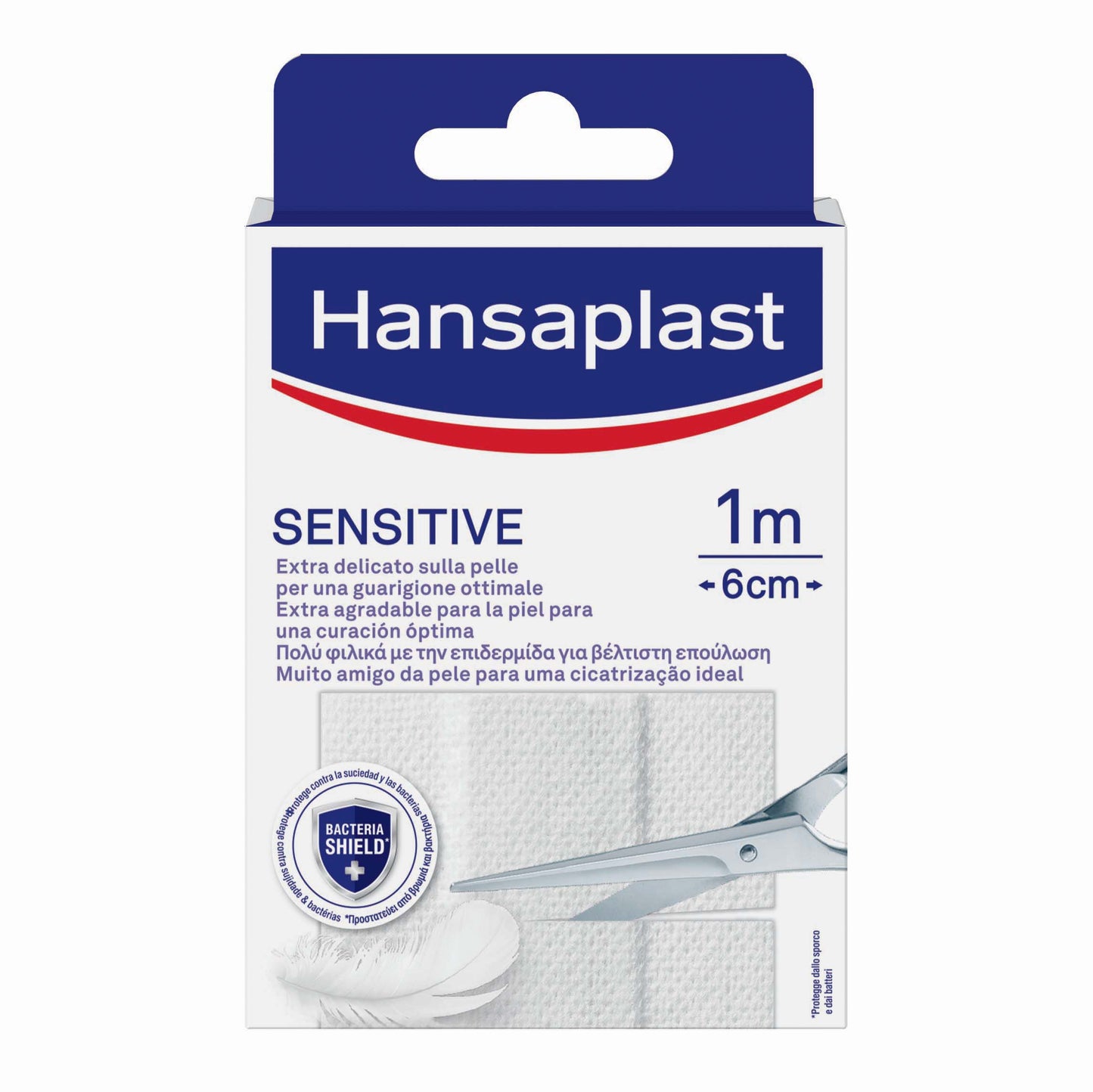 HANSAPLAST STRISCIA SENSITIVE PRETAGLIATA 1X6CM 10 PEZZI