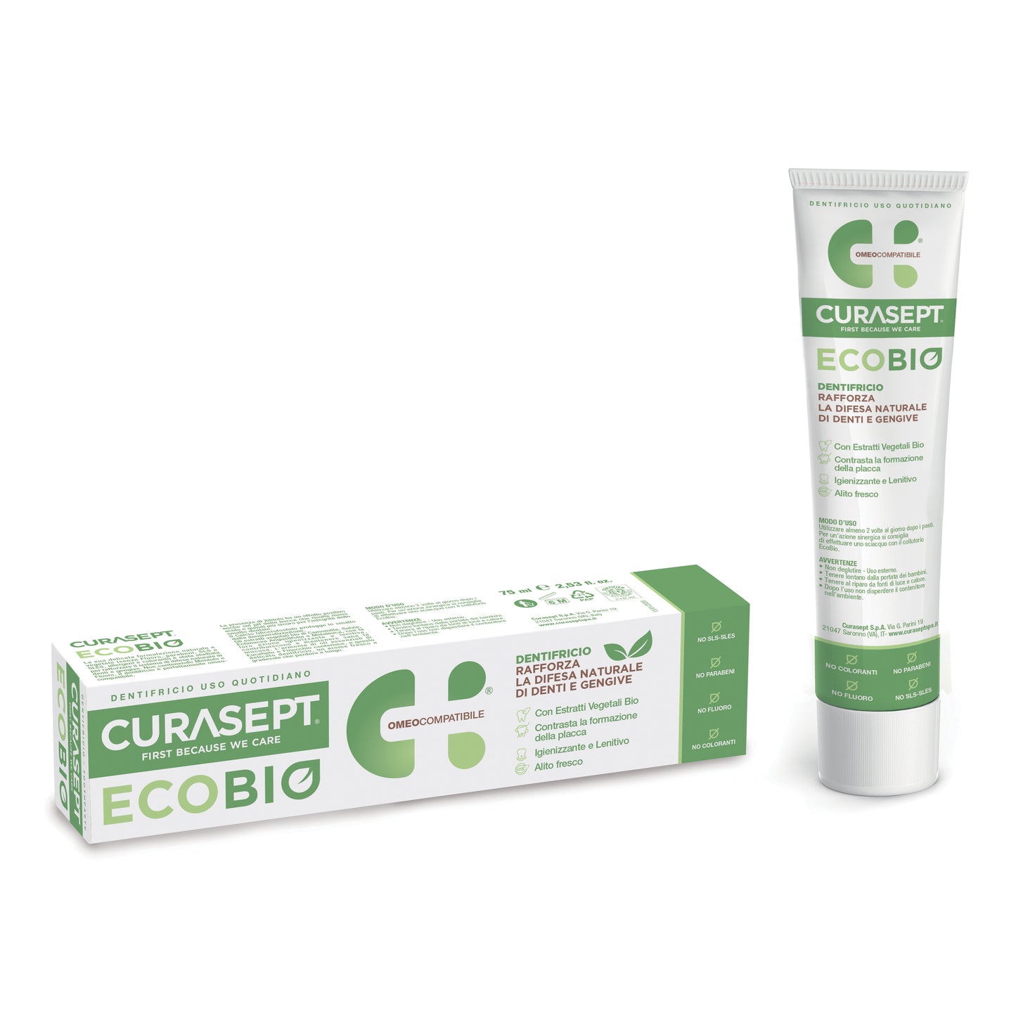 CURASEPT PHARMADENT ECOBIO DENTIFRICIO 75 ML