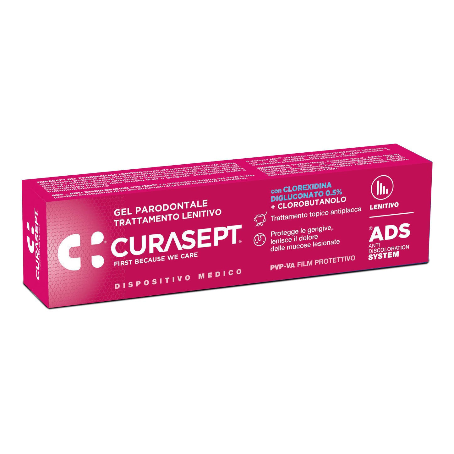 CURASEPT DENTIFRICIO GEL 0,20% CON ADS LENITIVO 75 ML