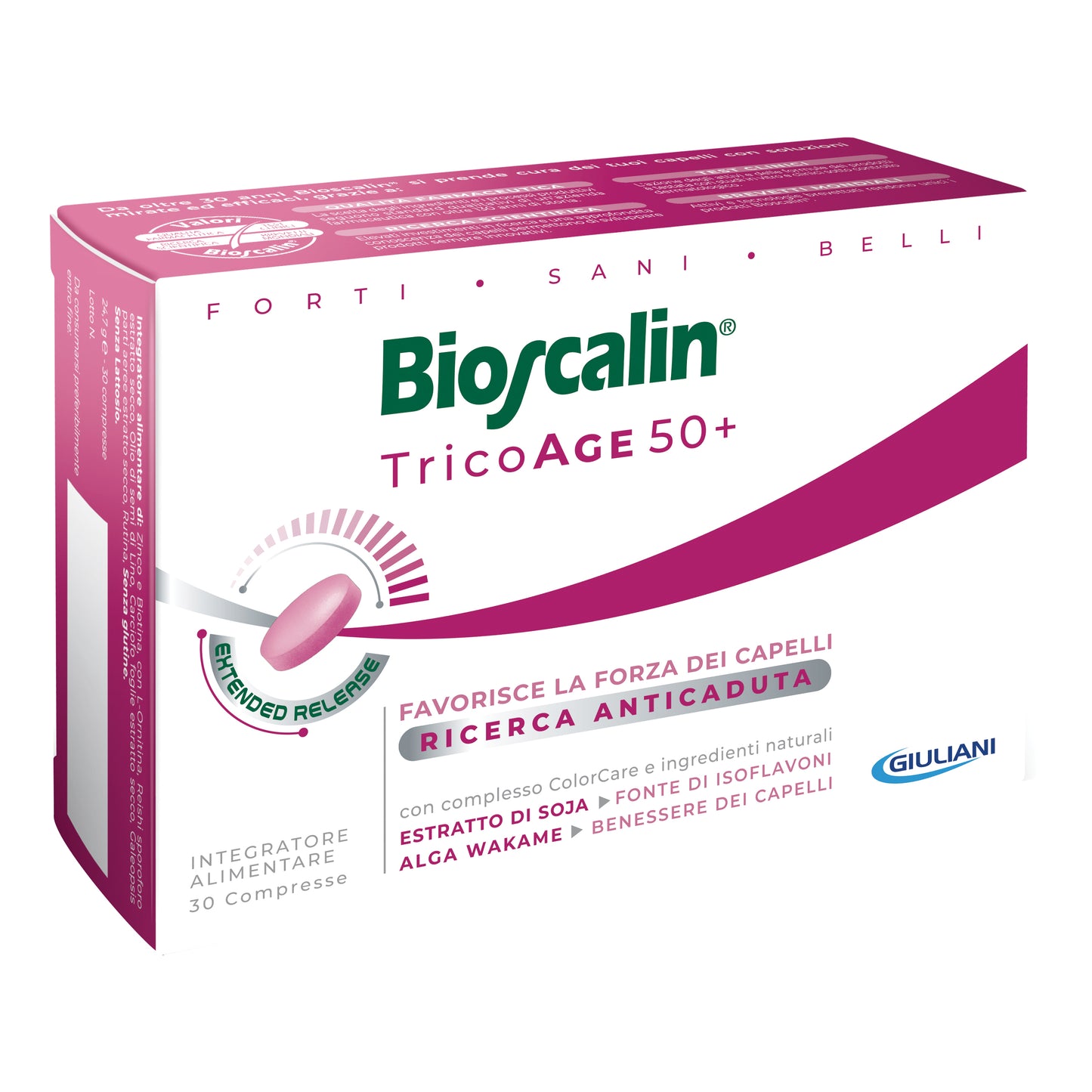 Bioscalin Tricoage50+ 30 compresse