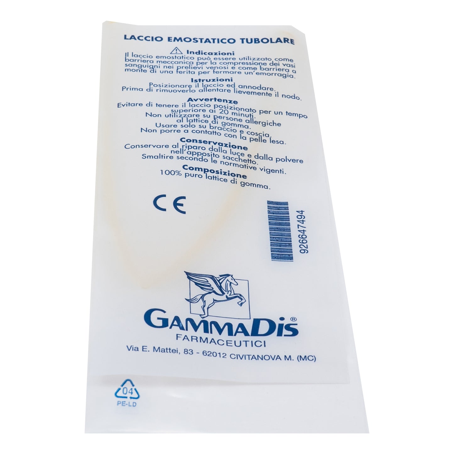 LACCIO EMOSTATICO GAMMADIS 1 PEZZO