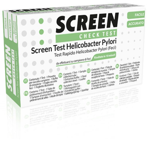 SCREEN TEST RAPIDO ANTIGENI HELICOBACTER PYLORI FECI UMANE SCREEN