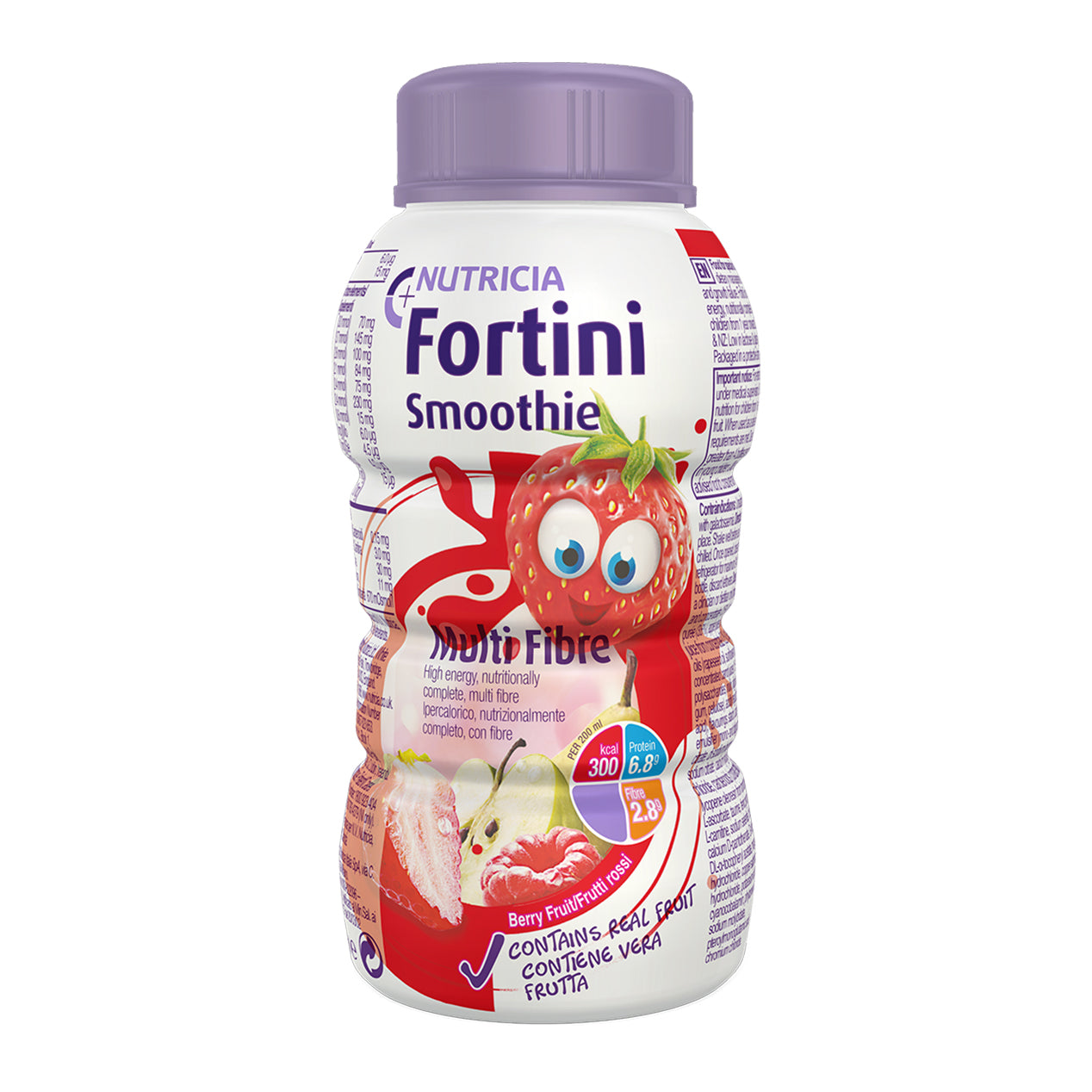 FORTINI SMOOTHIE MULTI FIBRE GUSTO FRUTTI ROSSI 200 ML