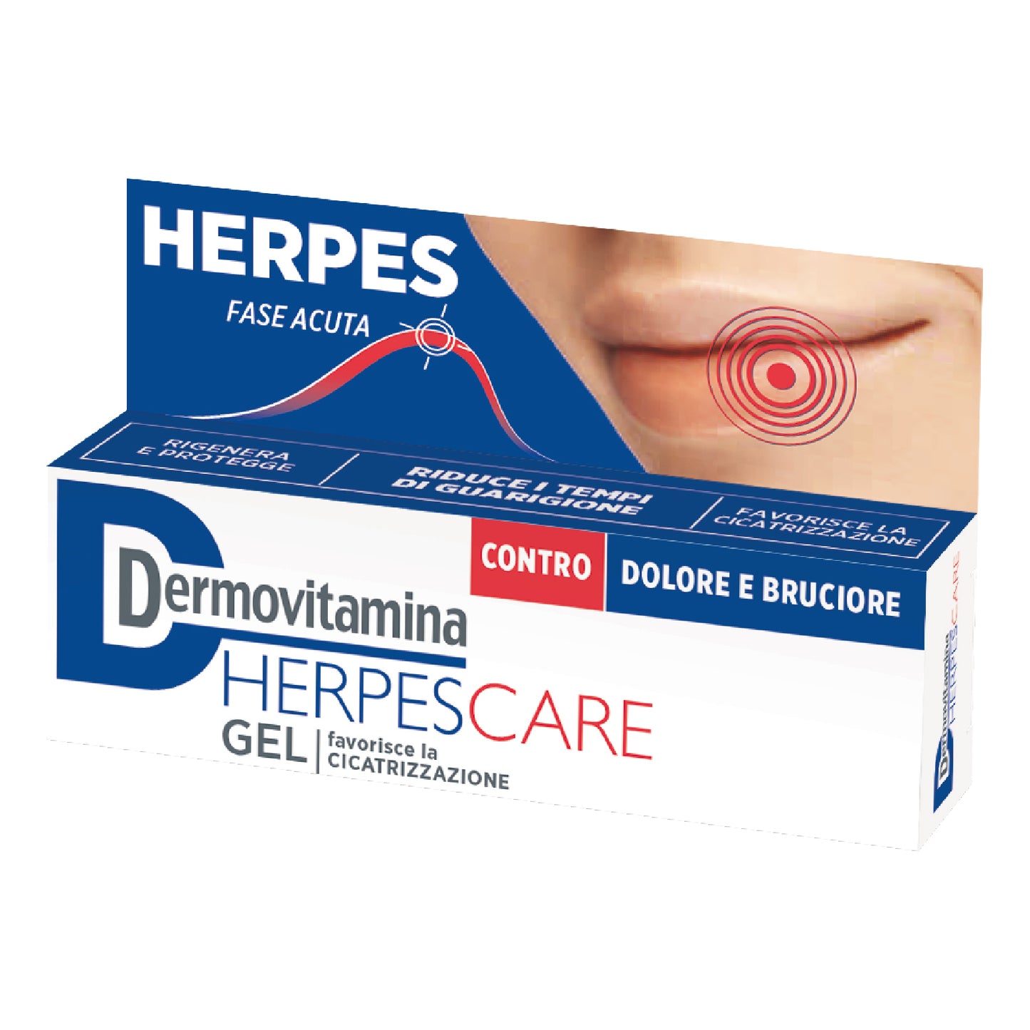 Dermovitamina Herpescare Gel 8ml Gel protettivo contro l'Herpes