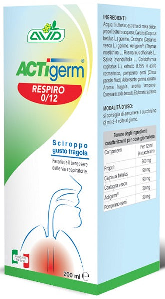ACTIGERM RESPIRO 0-12 200 ML