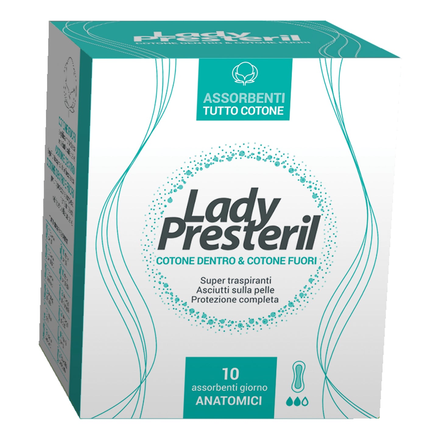 PANNOLONE PER INCONTINENZA LADY PRESTERIL SICURA MISURA MINI20 PEZZI