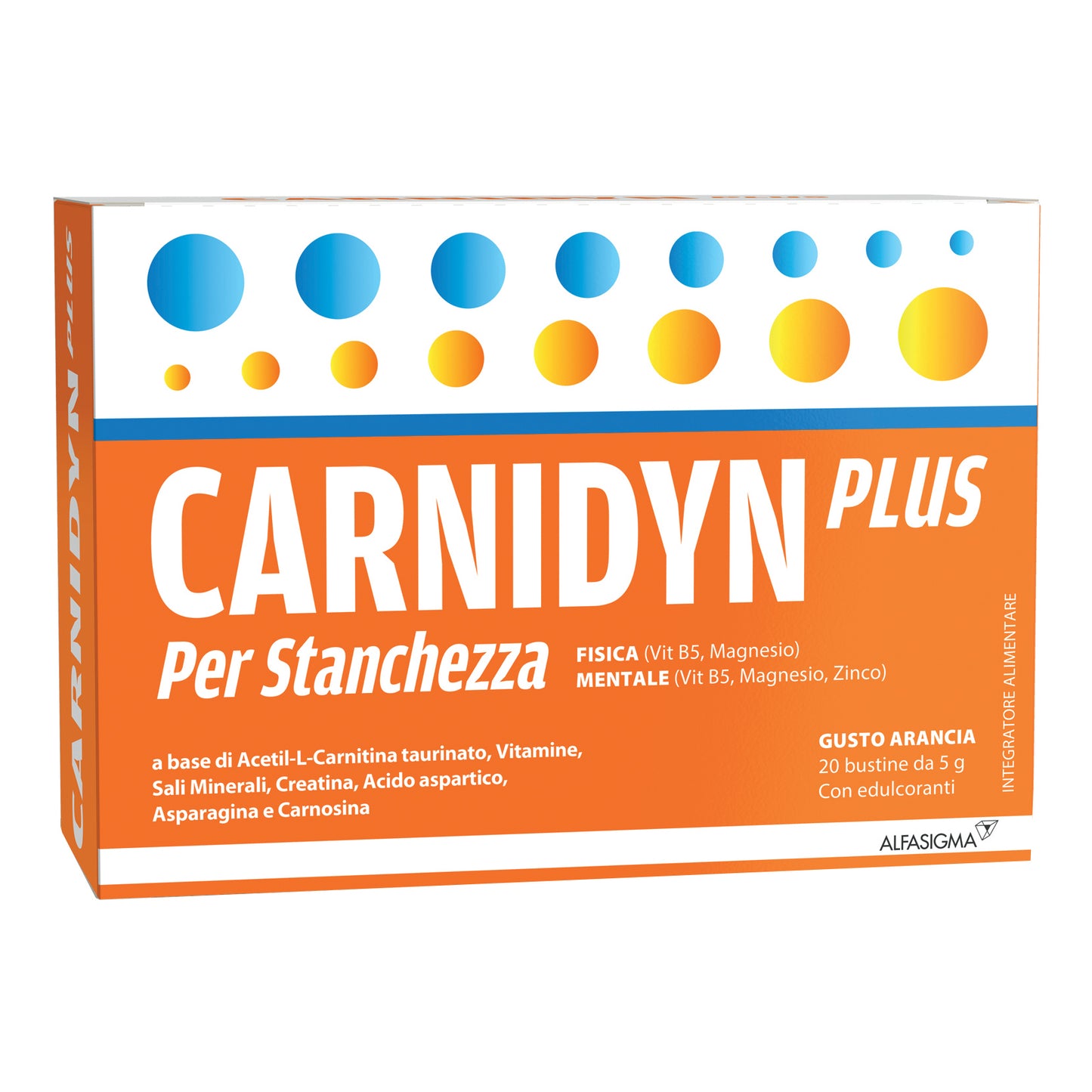 CARNIDYN PLUS 20 BUSTINE DA 5 G GUSTO ARANCIA