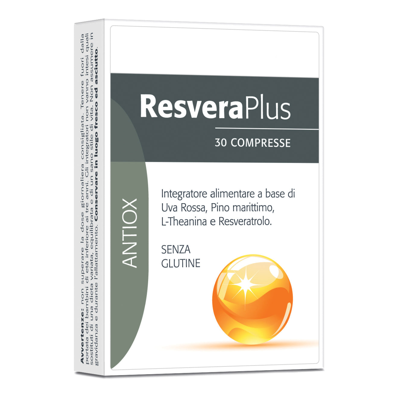 LABORATORIO DELLA FARMACIA RESVERA PLUS 30 COMPRESSE LINEA ANTIOX