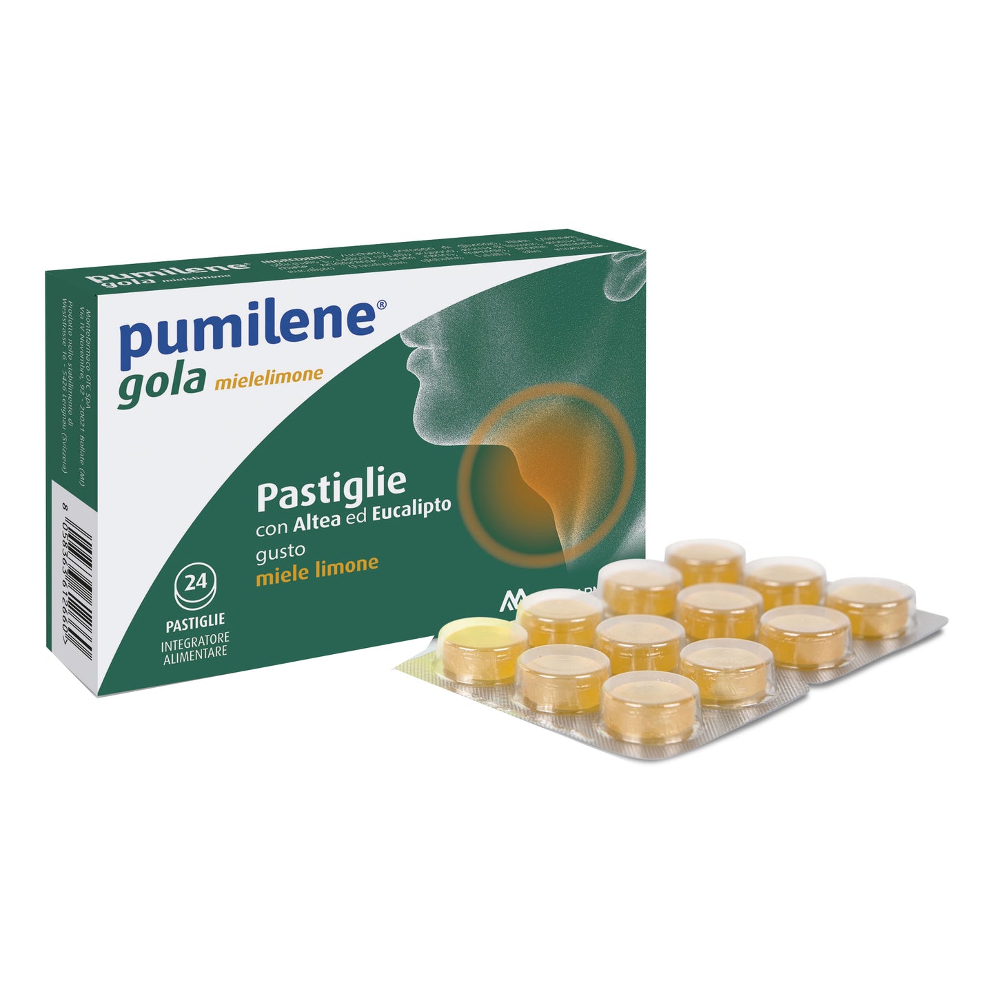 PUMILENE GOLA MIELE LIMONE 24 PASTIGLIE