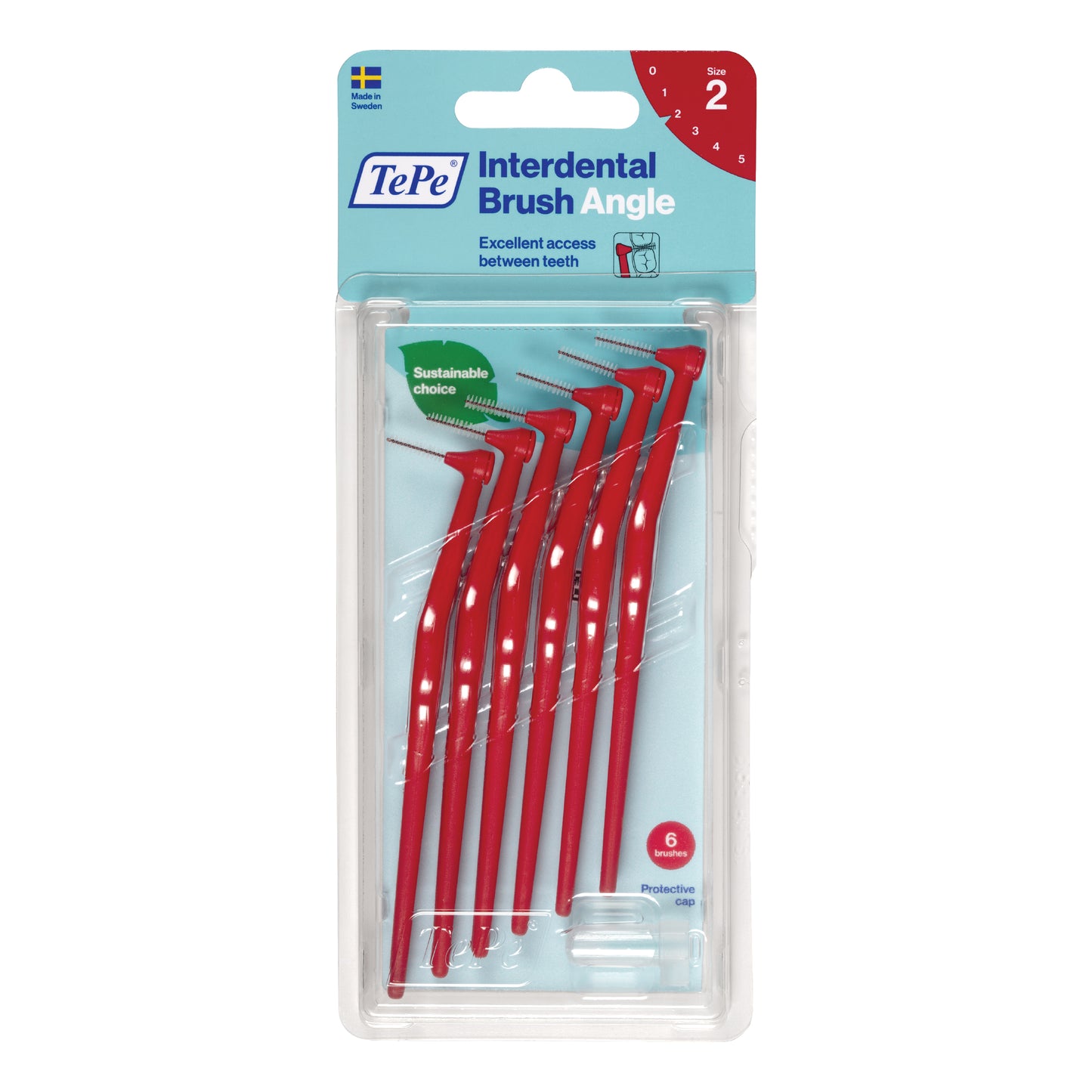 TEPE ANGLE SCOVOLINO ROSSO 0,5MM 6 PEZZI