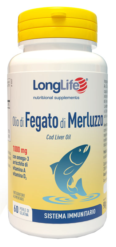 LONGLIFE OLIO FEGATO MERLUZZO 1000 MG 60 PERLE