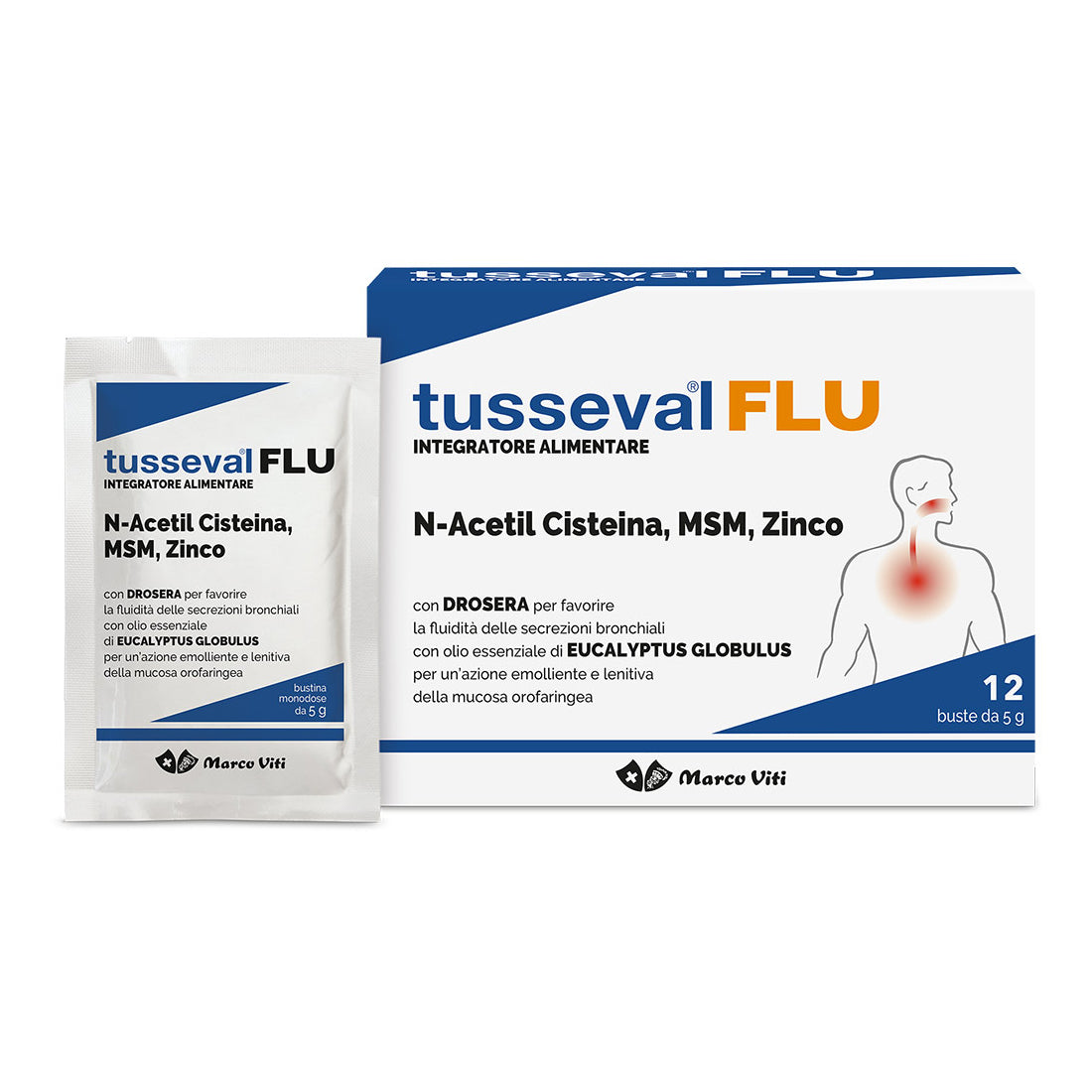 TUSSEVAL FLU 12 BUSTINE SOLUBILI