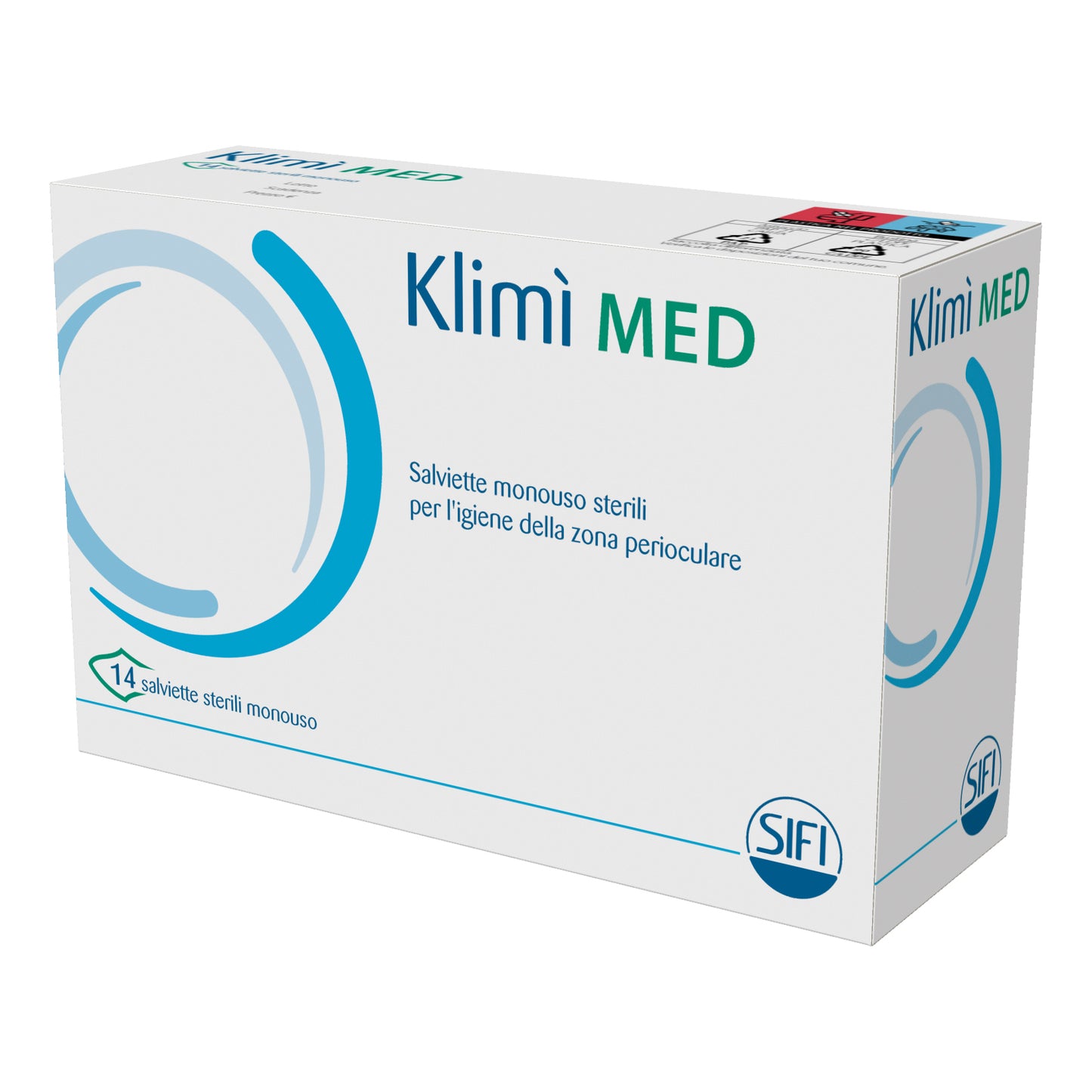 KLIMI' MED 14 SALVIETTINE DETERGENTI MONOUSO STERILI PER L'IGIENE OCULARE