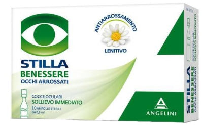 Stilla benessere gocce oculari per occhi arrossati 10 ampolle da 0,5ml