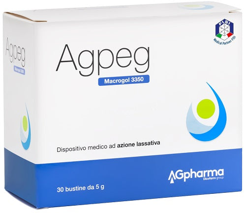 AGPEG MACROGOL 3350 30 BUSTE 5 G