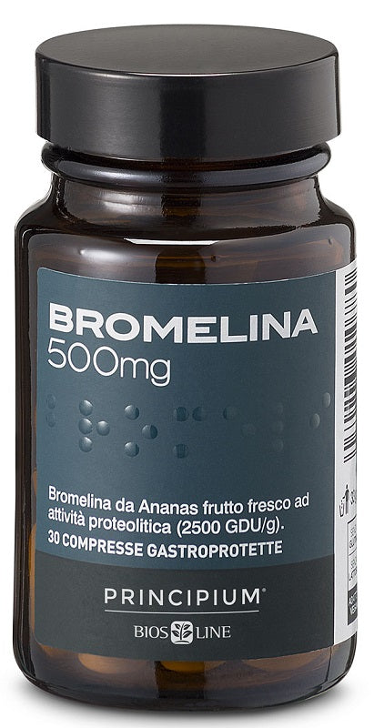 Biosline Principium Bromelina 30 compresse da 500mg