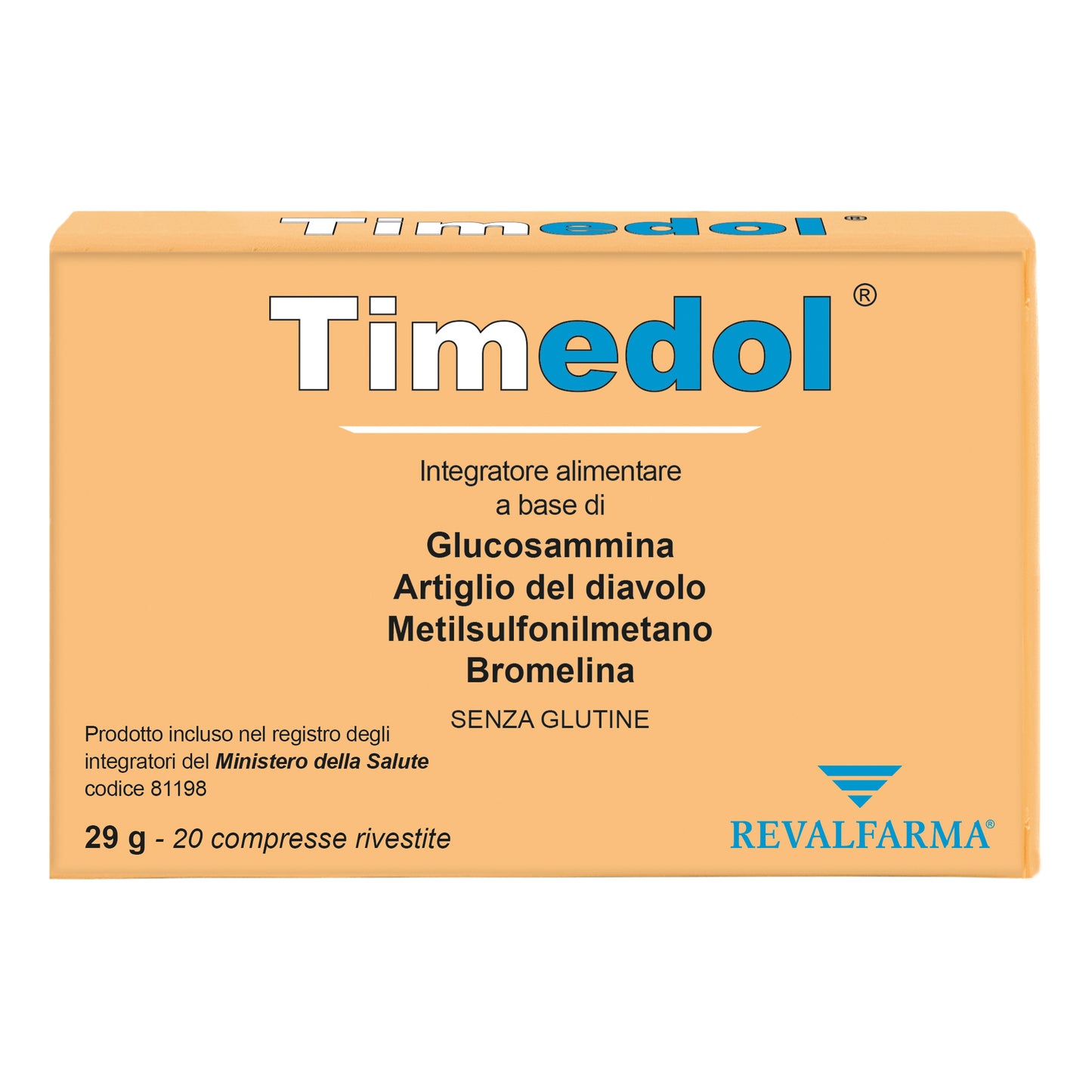 TIMEDOL 20 COMPRESSE RIVESTITE