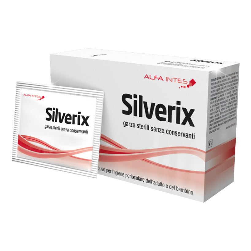 GARZA PERIOCULARE SILVERIX 14 PEZZI
