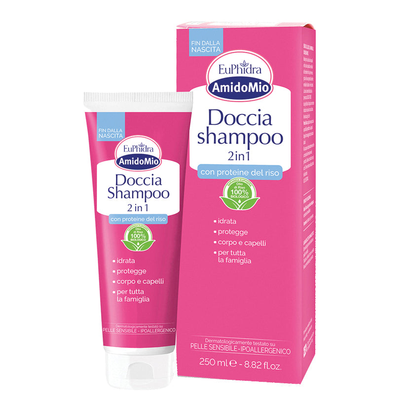 EUPHIDRA AMIDOMIO DOCCIA SHAMPOO 2 IN 1 250 ML