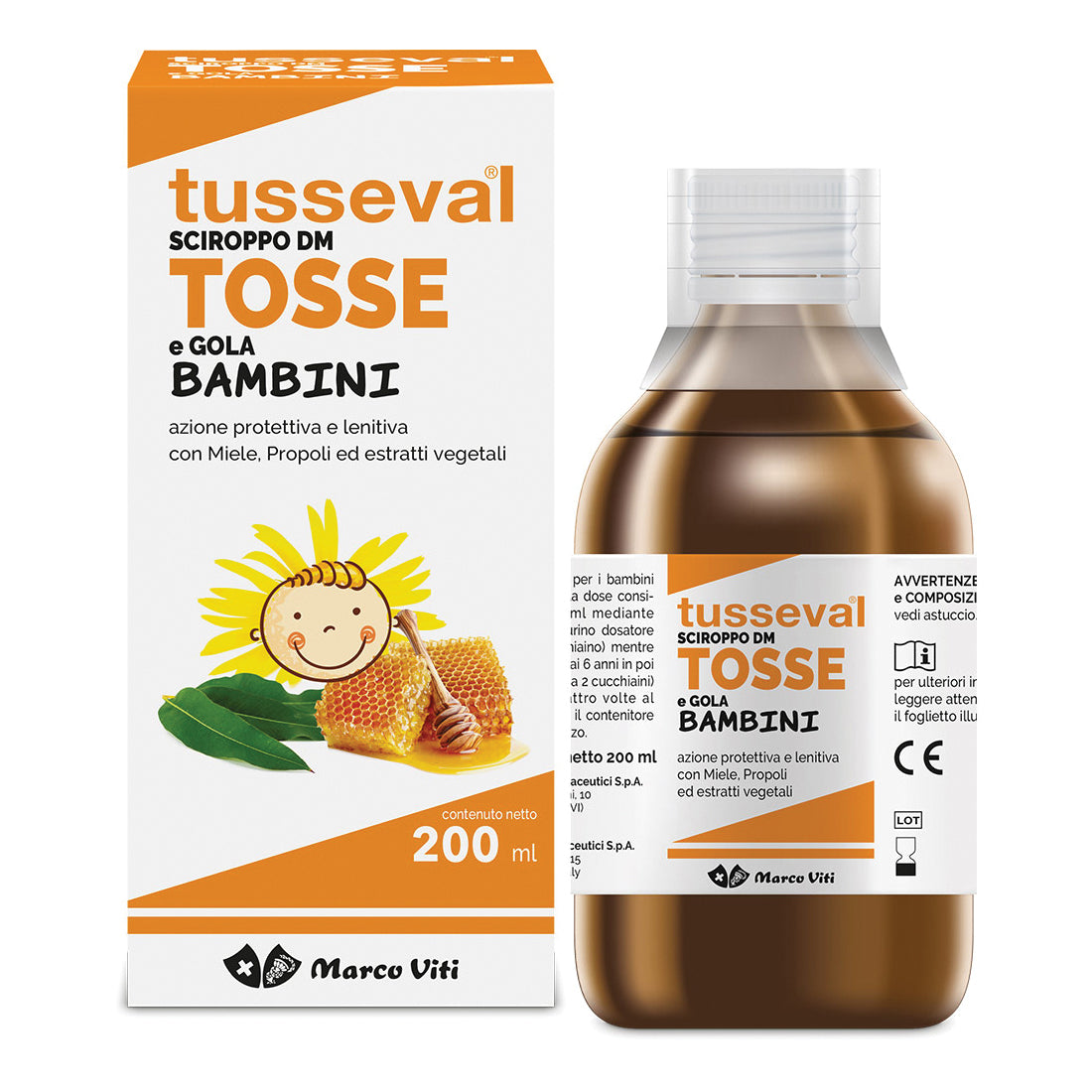 TUSSEVAL SCIROPPO TOSSE BAMBINI 200 ML