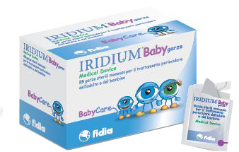 GARZA OCULARE MEDICATA IRIDIUM BABY 28 PEZZI