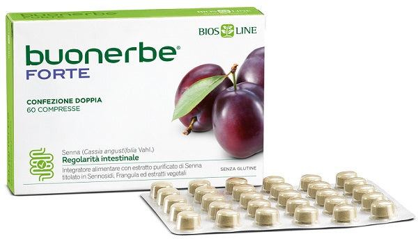 Biosline Buonerbe Forte 60 compresse Integratore per favorire il transito intestinale