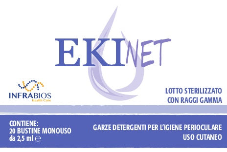 EKINET GARZE OCULARI 20 PEZZI