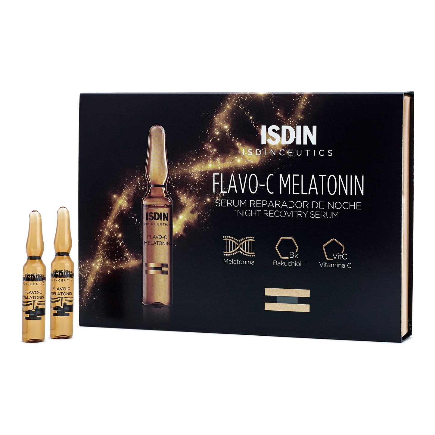 Isdin Isdinceutics Flavo-C Melatonin Siero Viso 30 Fiale