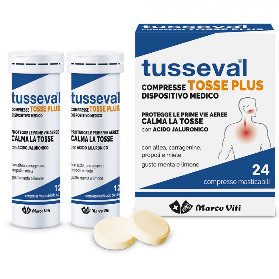 TUSSEVAL TOSSE PLUS 24 COMPRESSE