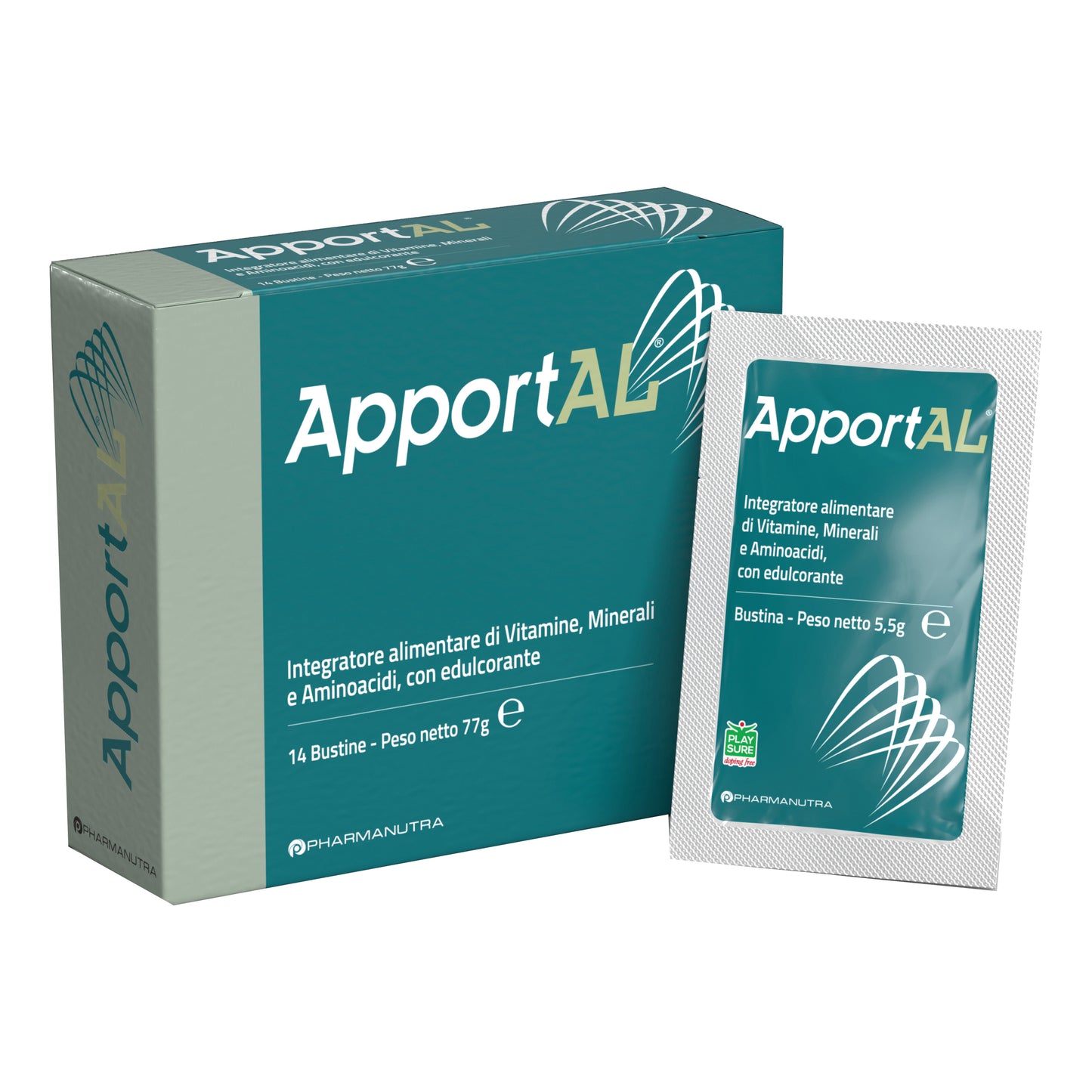 Apportal 14 bustine Integratore di vitamine ,minerali, aminoacidi