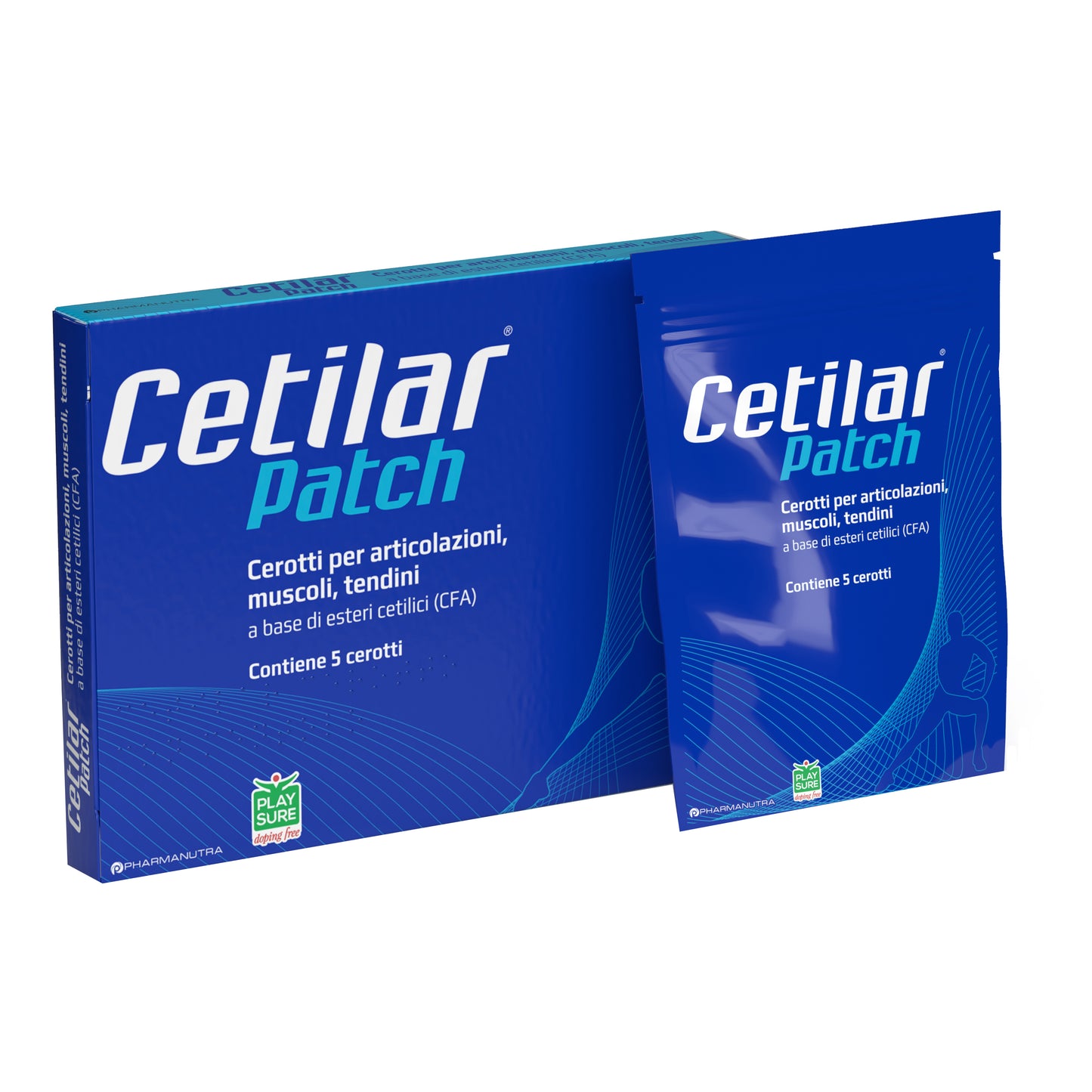 Cetilar Patch cerotto 5 pezzi per il dolore di articolazioni, muscoli e tendini