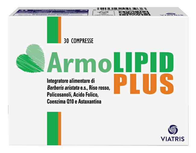 Armolipid Plus 30 compresse integratore con riso rosso fermentato per il colesterolo ed i trigliceridi
