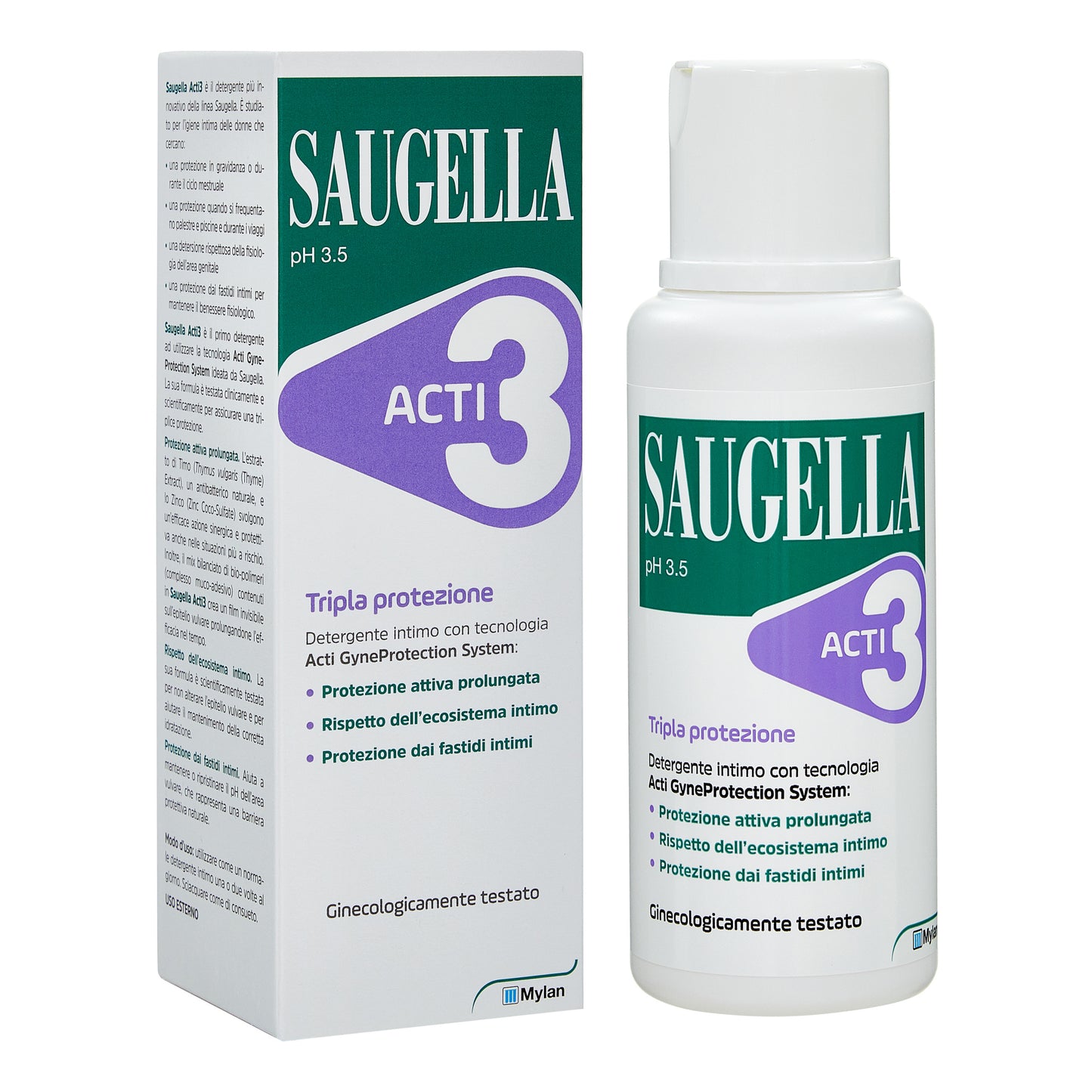 Saugella Acti3 detergente Intimo 250ml