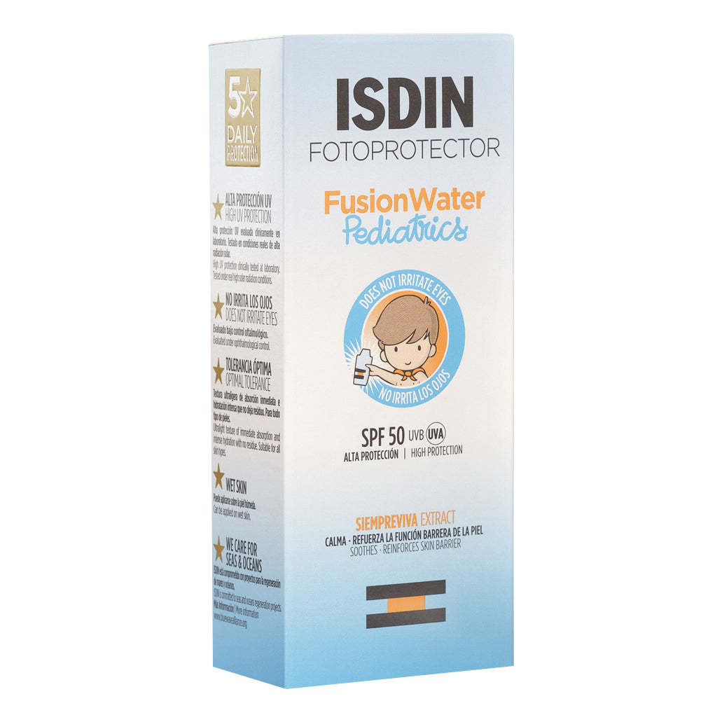 Isdin Fotoprotector Fusion Water Pediatrics Fotoprotettore Crema Solare Viso Bambini 50ml SPF50