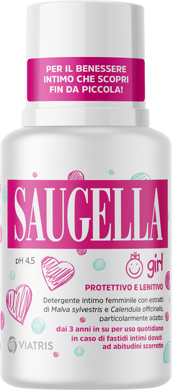 SAUGELLA GIRL PROTETTIVO E LENITIVO DETERGENTE INTIMO 100 ML