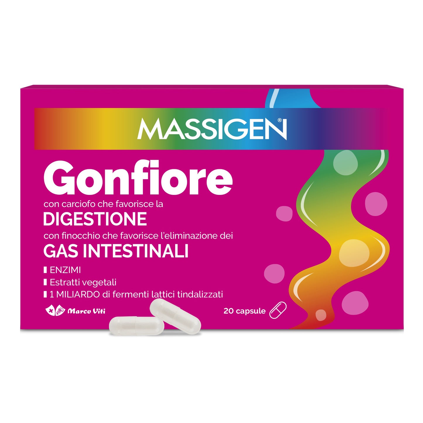 MASSIGEN GONFIORE 20 CAPSULE