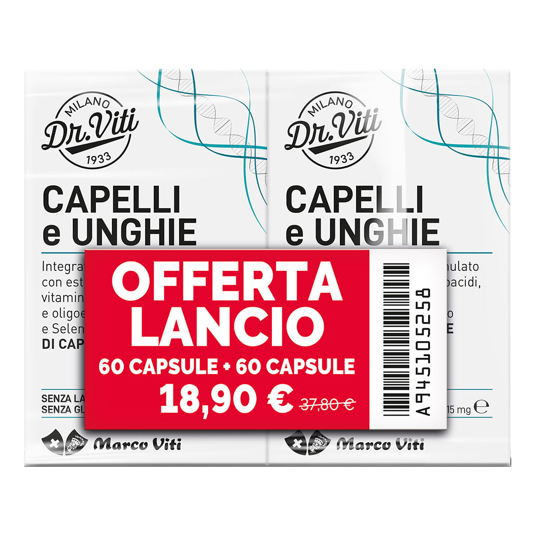 DR VITI ABBINATA CAPELLI UNGHIE 120 CAPSULE