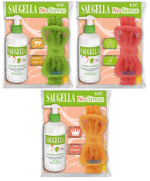 Saugella You No Stress Bundle+ fascia capelli+mascherina occhi gel